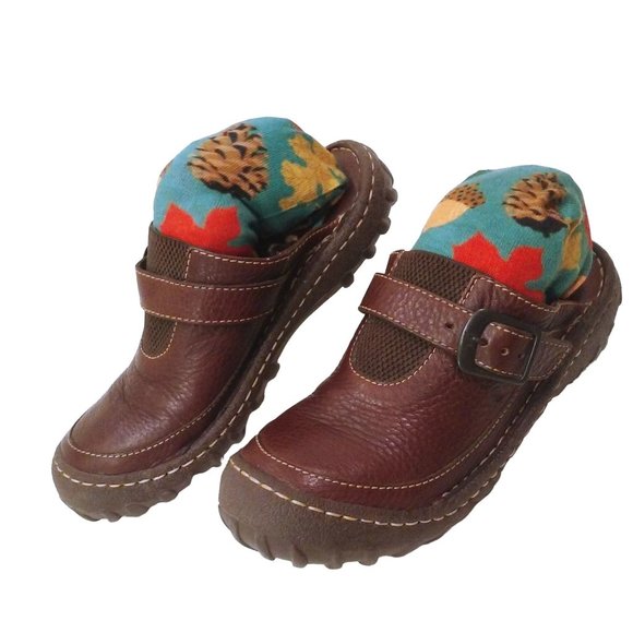 Born Handcrafted Footwear MJ18 Utility Slide -8M Comfort Strap Duty-Tread Brown - Picture 2 of 12